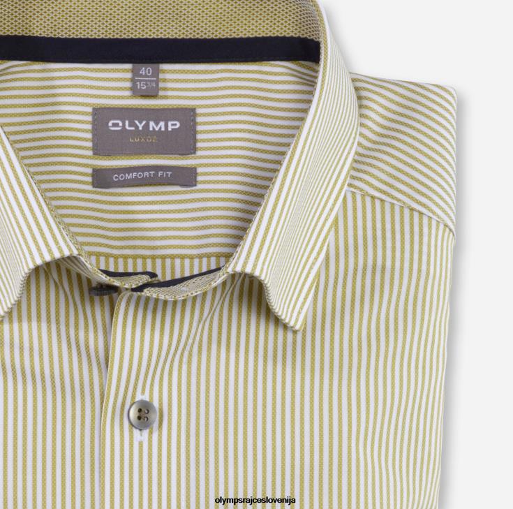 OLYMP oblačila 2DD6J1483 luxor comfort fit, poslovna srajca, pod gumbi, limeta - Image 2