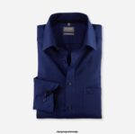 OLYMP oblačila 2DD6J1485 luxor comfort fit, poslovna srajca, new kent, marine