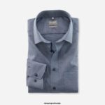 OLYMP oblačila 2DD6J1505 luxor comfort fit, poslovna srajca, new kent, modra