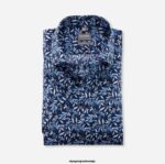 OLYMP oblačila 2DD6J1508 luxor comfort fit, poslovna srajca, new kent, modra