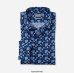 OLYMP oblačila 2DD6J1522 luxor comfort fit, poslovna srajca, new kent, royal