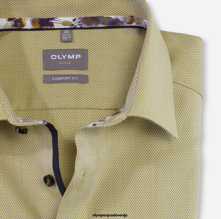 OLYMP oblačila 2DD6J1556 luxor comfort fit, poslovna srajca, new kent, limeta - Image 2