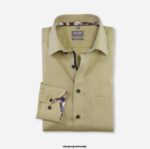 OLYMP oblačila 2DD6J1556 luxor comfort fit, poslovna srajca, new kent, limeta