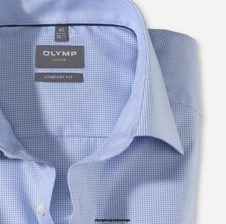 OLYMP oblačila 2DD6J1562 luxor comfort fit, poslovna srajca, new kent, modra - Image 2