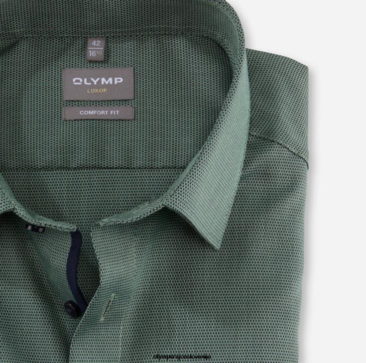 OLYMP oblačila 2DD6J1587 luxor comfort fit, poslovna srajca, new kent, svetlo zelena - Image 2