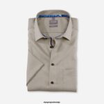 OLYMP oblačila 2DD6J1588 luxor comfort fit, poslovna srajca, new kent, naravna