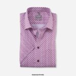 OLYMP oblačila 2DD6J1591 luxor comfort fit, poslovna srajca, new kent, fuksija
