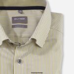 OLYMP oblačila 2DD6J1599 luxor comfort fit, poslovna srajca, pod gumbi, limeta - Image 2
