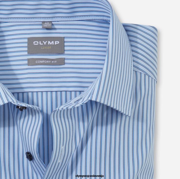 OLYMP oblačila 2DD6J1607 luxor comfort fit, poslovna srajca, new kent, modra - Image 2