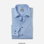 OLYMP oblačila 2DD6J1607 luxor comfort fit, poslovna srajca, new kent, modra