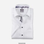 OLYMP oblačila 2DD6J1621 luxor comfort fit, poslovna srajca, new kent, bela