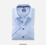 OLYMP oblačila 2DD6J1626 luxor comfort fit, poslovna srajca, new kent, modra