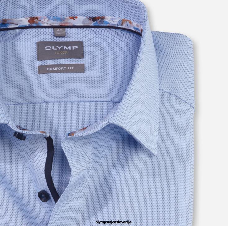 OLYMP oblačila 2DD6J1633 luxor comfort fit, poslovna srajca, new kent, modra - Image 2
