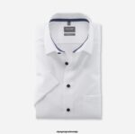 OLYMP oblačila 2DD6J1635 luxor comfort fit, poslovna srajca, new kent, bela