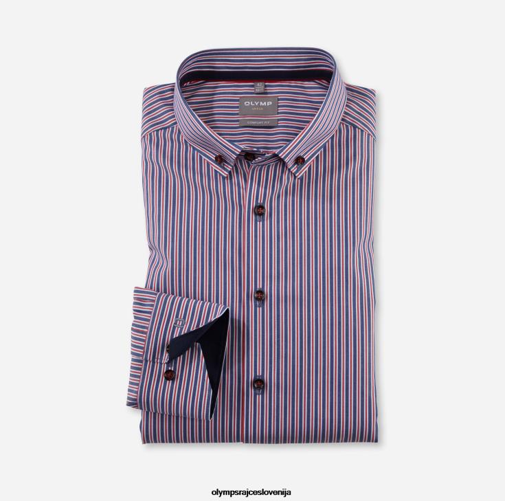 olymp_oblacila_2dd6j1638_luxor_comfort_fit_poslovna_srajca_na_gumbe_rdeca.jpg OLYMP oblačila 2DD6J1638 luxor comfort fit, poslovna srajca, na gumbe, rdeča - Image 1