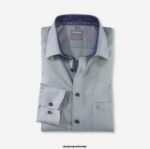 OLYMP oblačila 2DD6J1642 luxor comfort fit, poslovna srajca, new kent, limeta