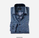 OLYMP oblačila 2DD6J164 št. six super slim, poslovna srajca, royal kent, naravna