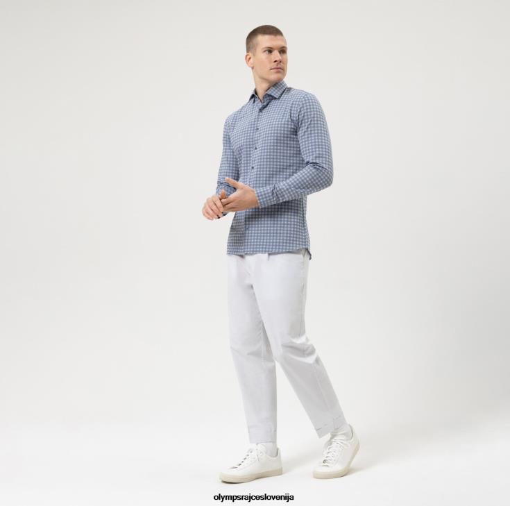 OLYMP oblačila 2DD6J165 št. six 24/7 super slim, poslovna srajca, moderni kent, marine - Image 2