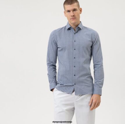 OLYMP oblačila 2DD6J165 št. six 24/7 super slim, poslovna srajca, moderni kent, marine