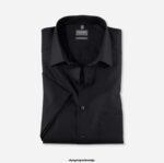 OLYMP oblačila 2DD6J1676 luxor comfort fit, poslovna srajca, new kent, črna