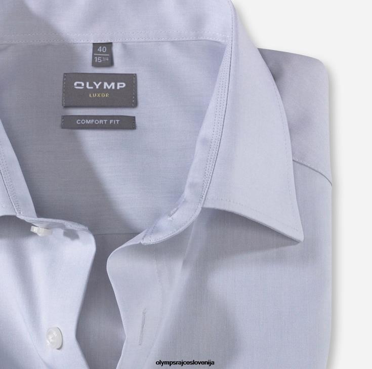 OLYMP oblačila 2DD6J1680 luxor comfort fit, poslovna srajca, new kent, srebrno siva - Image 2