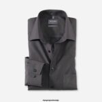 OLYMP oblačila 2DD6J1684 luxor comfort fit, poslovna srajca, new kent, antracit
