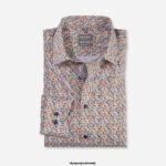 OLYMP oblačila 2DD6J1692 luxor comfort fit, poslovna srajca, new kent, oranžna