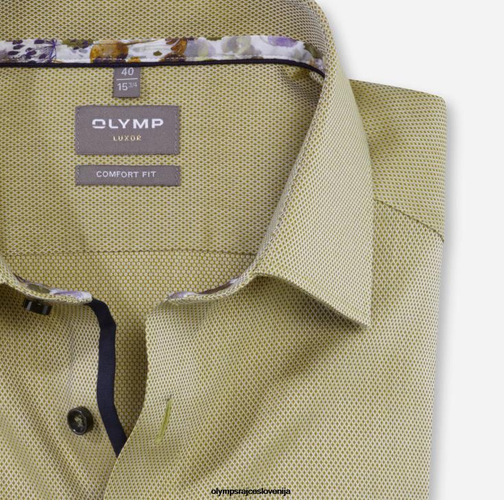 OLYMP oblačila 2DD6J1697 luxor comfort fit, poslovna srajca, dolgi ekstra dolgi rokavi, new kent, limeta - Image 2