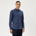 OLYMP oblačila 2DD6J16 št. six 24/7 super slim, poslovna srajca, moderni kent, marine