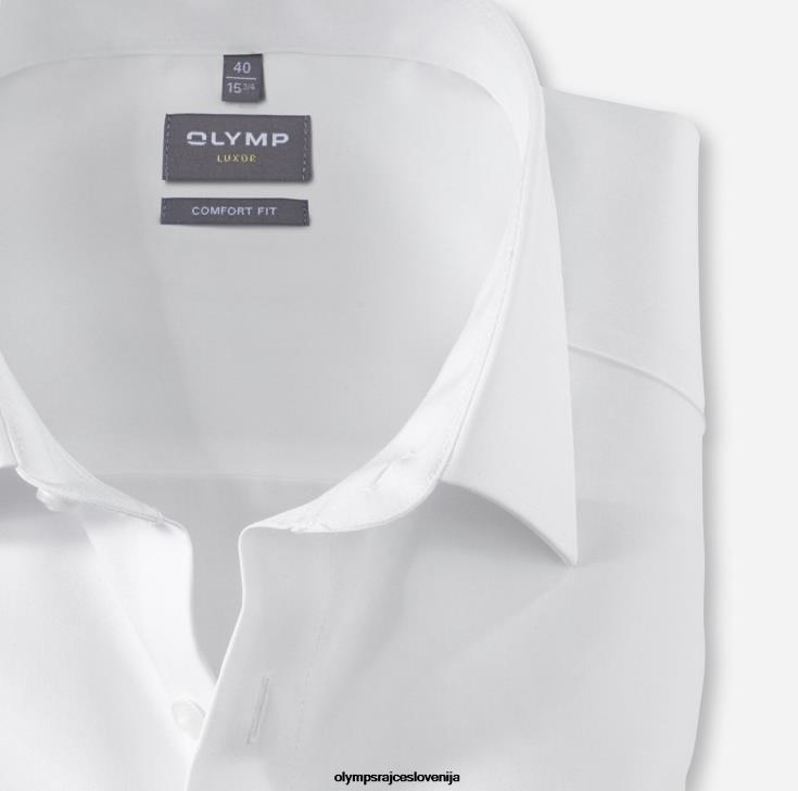 OLYMP oblačila 2DD6J1706 luxor comfort fit, poslovna srajca, ekstra kratek rokav, nov kent, bela - Image 2