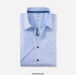 OLYMP oblačila 2DD6J1719 tendenz modern fit, poslovna srajca, new kent, modra