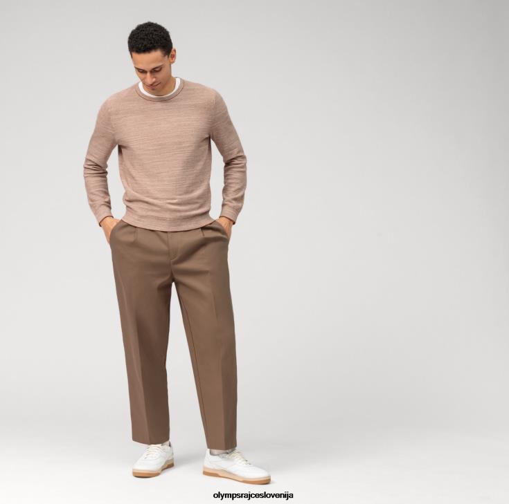 OLYMP oblačila 2DD6J1818 pulover iz pletenin za prosti čas, rdečkasto rjav - Image 2