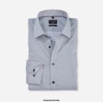 OLYMP oblačila 2DD6J184 št. six super slim, poslovna srajca, urban kent, taupe