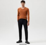 OLYMP oblačila 2DD6J1865 pulover iz pletenin za prosti čas, mango - Image 2