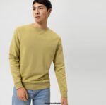 OLYMP oblačila 2DD6J1914 sweat moderen kroj, limeta