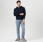 OLYMP oblačila 2DD6J1921 sweat moderen kroj, jopica, marine - Image 2
