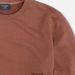 OLYMP oblačila 2DD6J1928 sweat moderen kroj, temno rdeč - Image 2