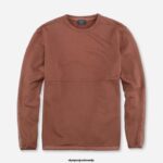 OLYMP oblačila 2DD6J1928 sweat moderen kroj, temno rdeč