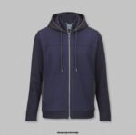 OLYMP oblačila 2DD6J1947 sweat moderen kroj, jopič, marine