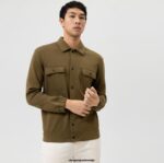 OLYMP oblačila 2DD6J1951 sweat majica, olivna