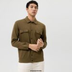 OLYMP oblačila 2DD6J1951 sweat majica, olivna