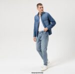 OLYMP oblačila 2DD6J1953 majica za prosti čas, majica za prosti čas, kent, indigo - Image 2