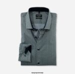 OLYMP oblačila 2DD6J195 št. six super slim, poslovna srajca, modern kent, limeta