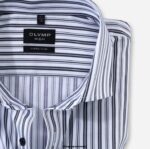OLYMP oblačila 2DD6J196 št. six super slim, poslovna srajca, royal kent, črna - Image 2