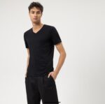 OLYMP oblačila 2DD6J2004 level five casual body fit, t-shirt, črna