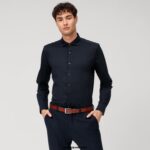OLYMP oblačila 2DD6J200 št. six 24/7 super slim, poslovna srajca, kent, marine