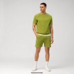 OLYMP oblačila 2DD6J2024 sweat moderen kroj, majica s kratkimi rokavi, limeta - Image 2