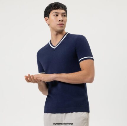 OLYMP oblačila 2DD6J2055 level five pletenine body fit, t-shirt, marine