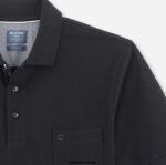 OLYMP oblačila 2DD6J2067 casual modern fit, polo, črna - Image 2