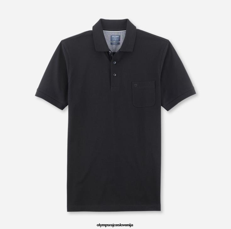 olymp_oblacila_2dd6j2067_casual_modern_fit_polo_crna.jpg OLYMP oblačila 2DD6J2067 casual modern fit, polo, črna - Image 1